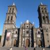 A catedral de Puebla, no México